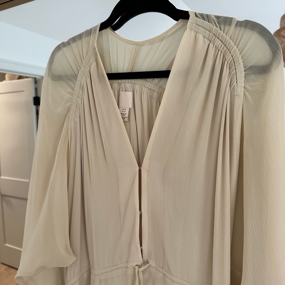 H&M chiffon flowy maternity Dress Oversized fits up to size Large or More! - Picture 11 of 11